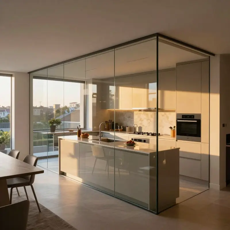 Glass Kitchen Design Ideas 2026: Modern Trends & Smart Layouts 2