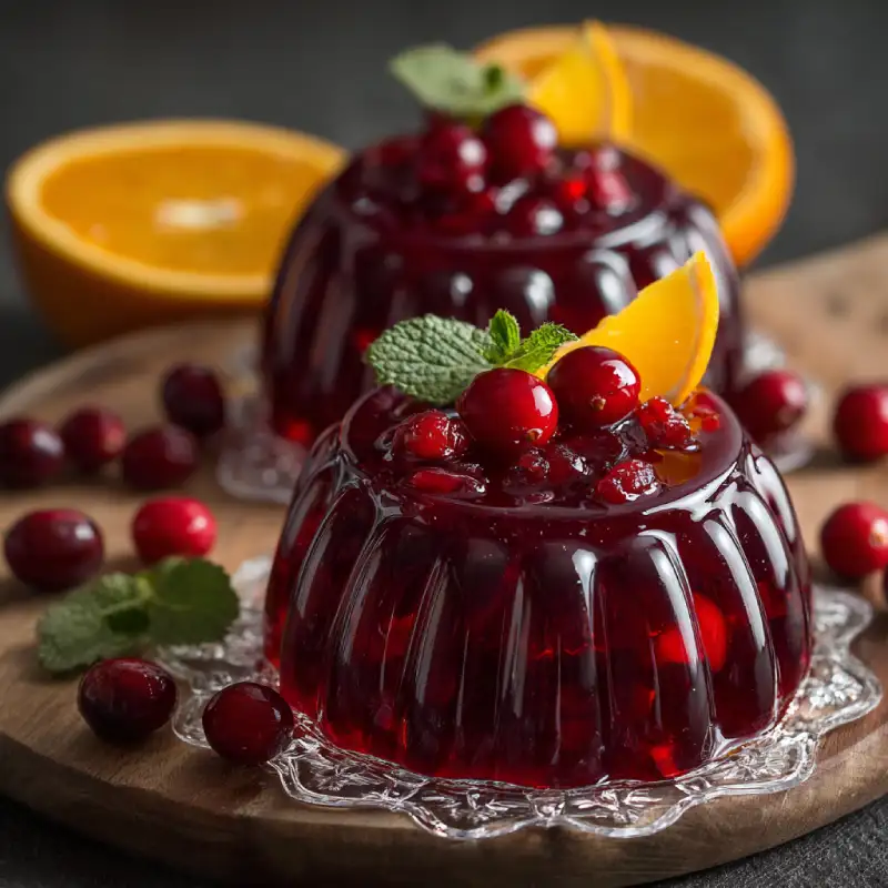 Cranberry Jelly with Orange Juice