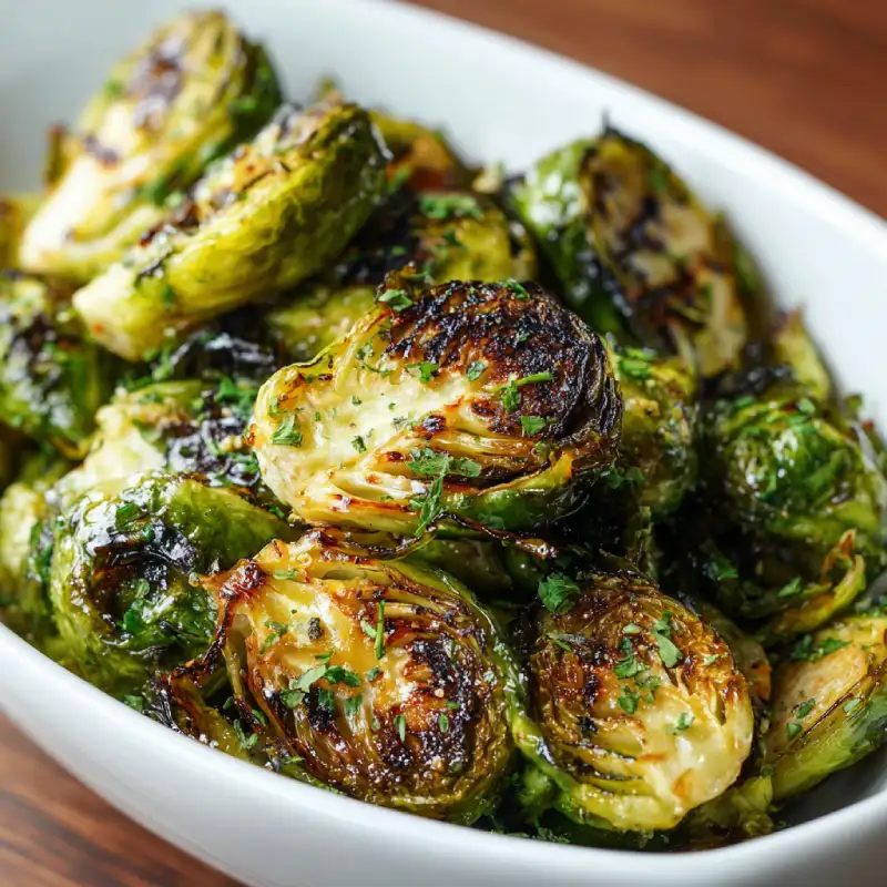 Delicious Grilled Brussel Sprouts