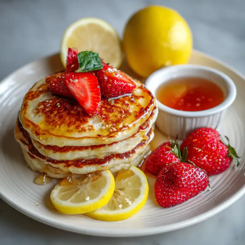 Pancakes with Lemonade