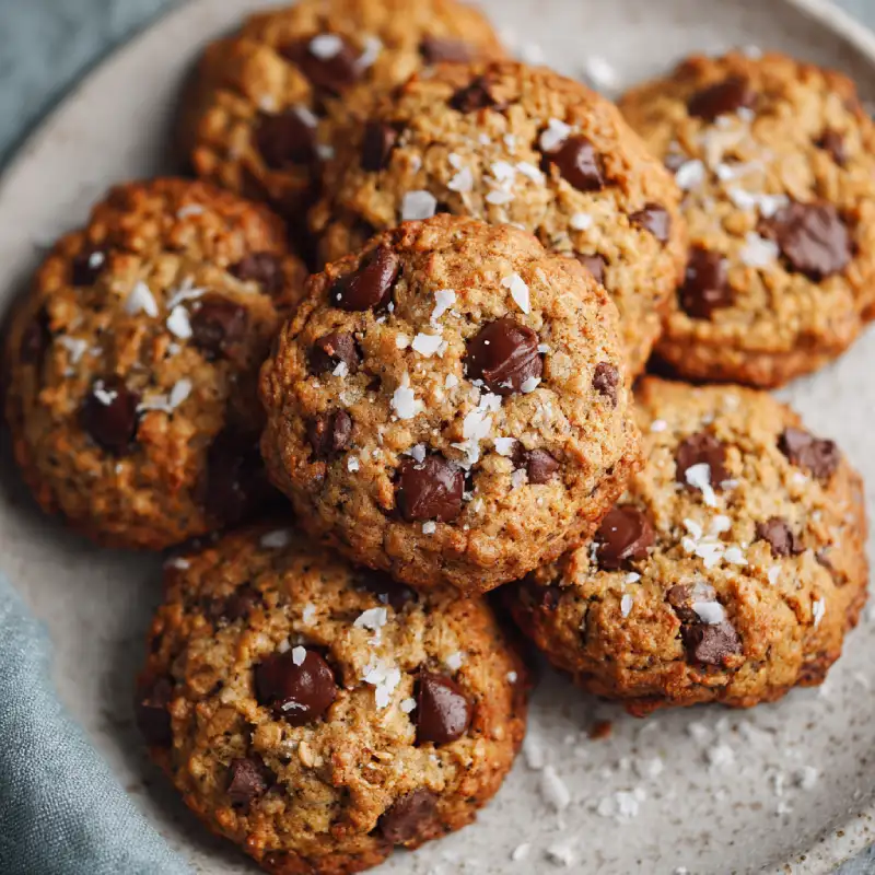 Chocolate Chip Cookies with Oats and Coconut