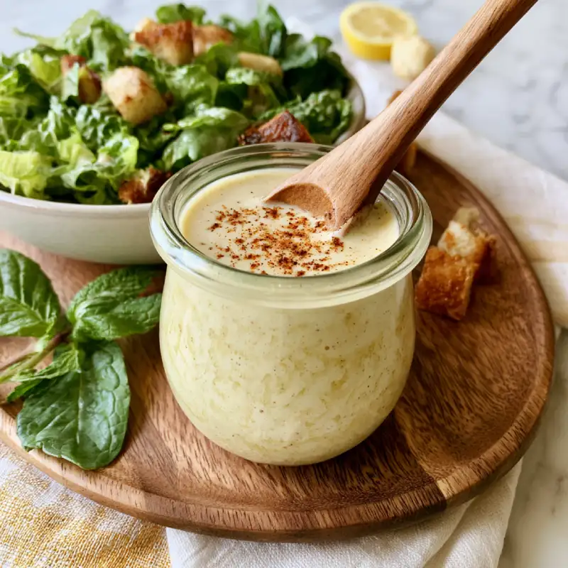Dairy Free Caesar Salad Dressing