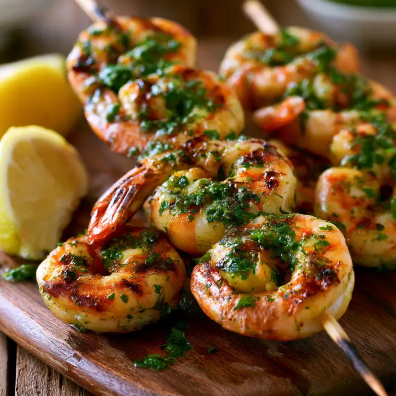 Shrimp En Brochette